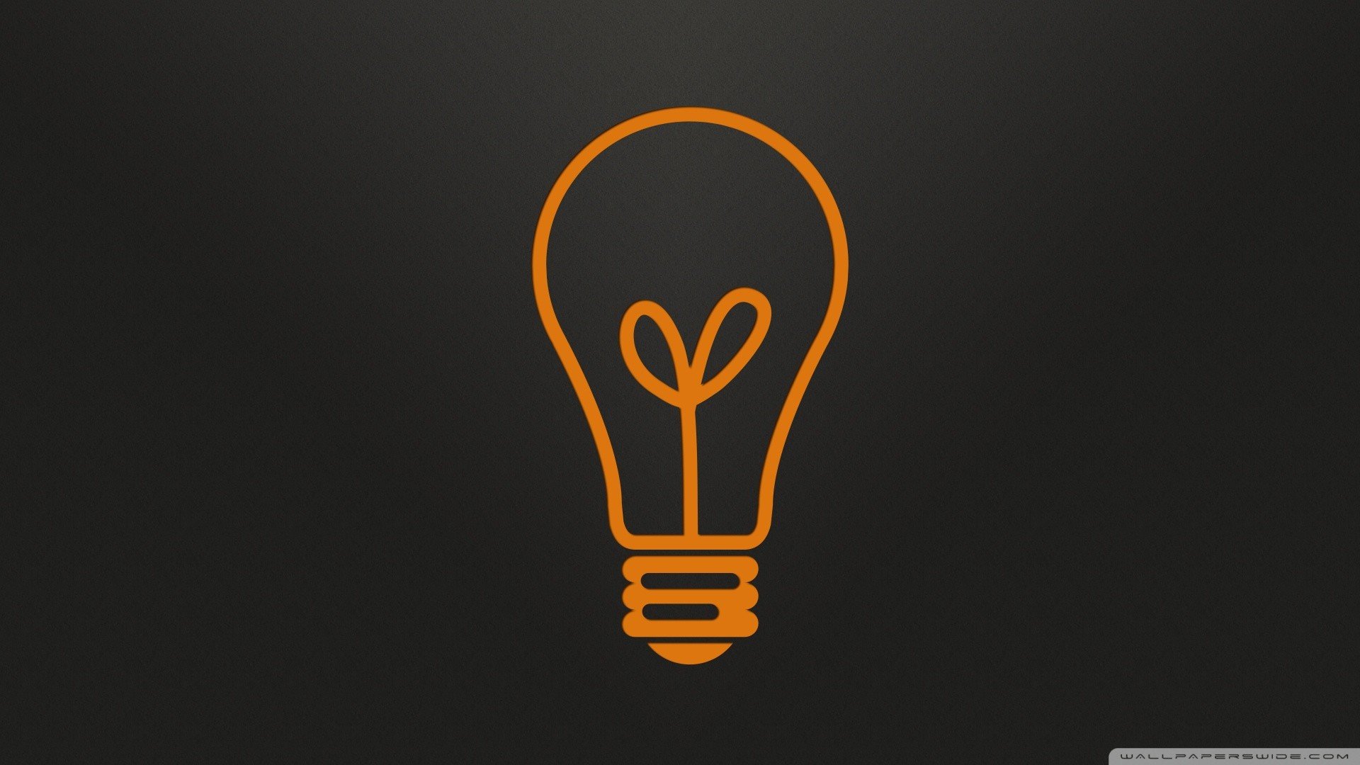 logo, Light bulb, Minimalism Wallpaper