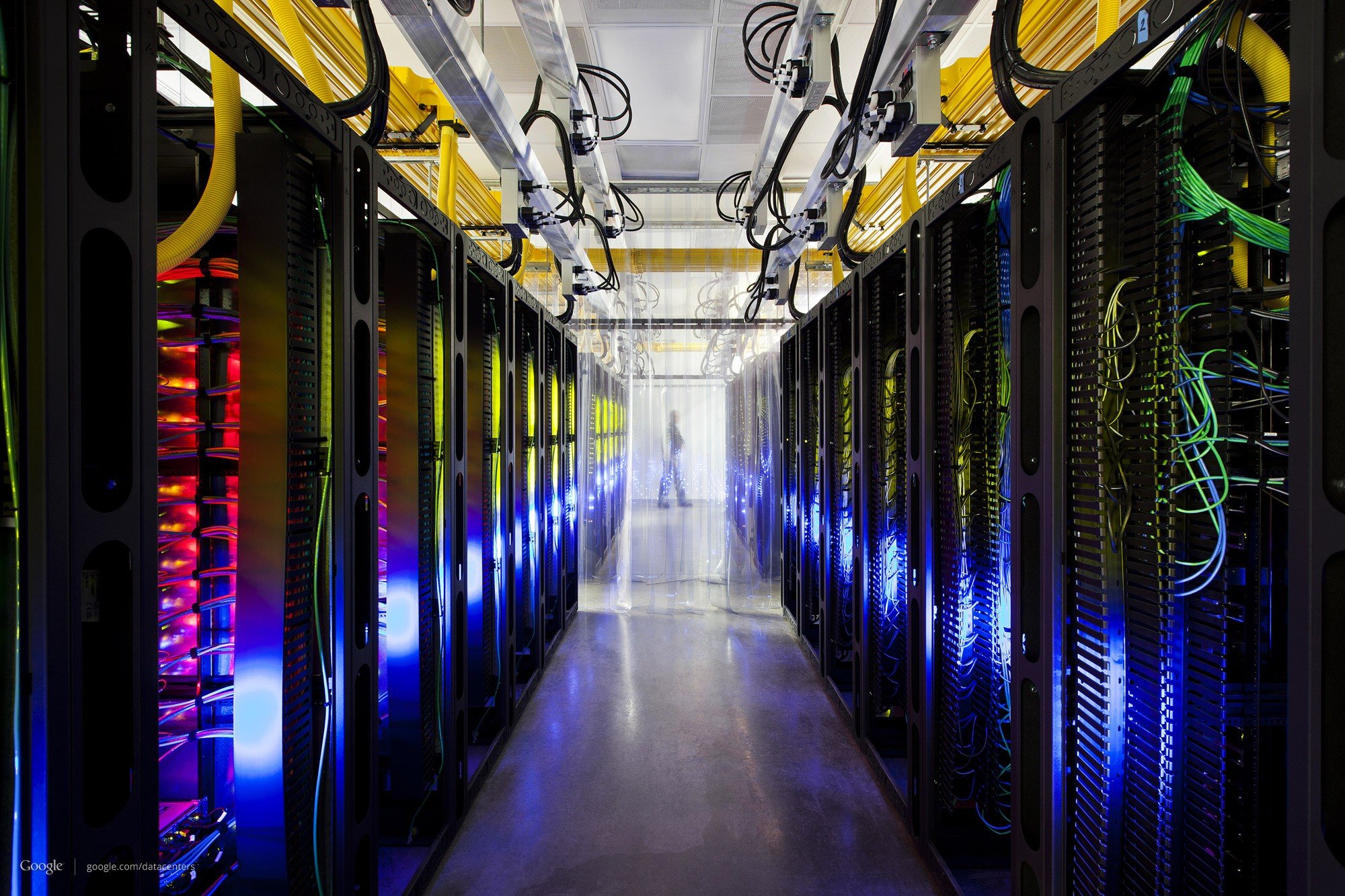 Google, Datacenter, Server, Network Wallpaper