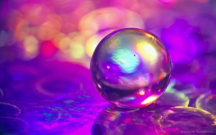 bubbles, Colorful, Macro, Bokeh HD Wallpaper Desktop Background