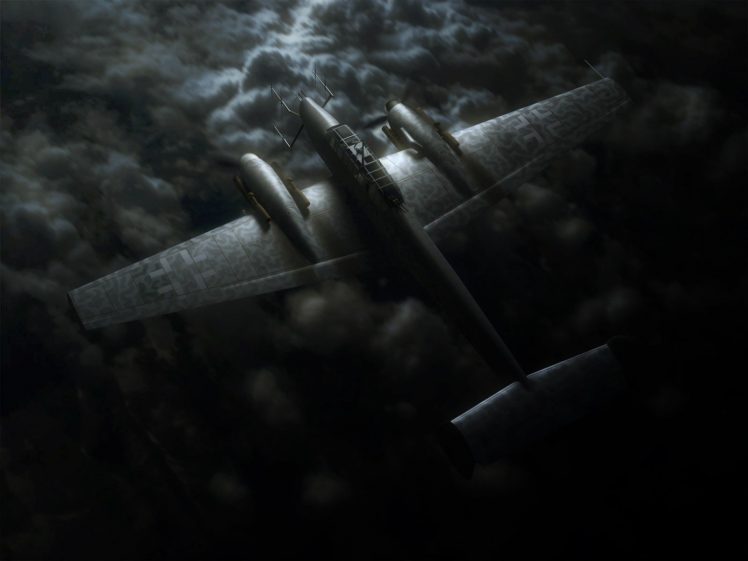 night, Aircraft, World War II HD Wallpaper Desktop Background