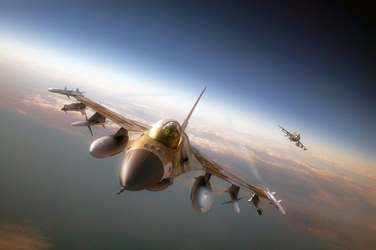 General Dynamics F 16 Fighting Falcon HD Wallpaper Desktop Background