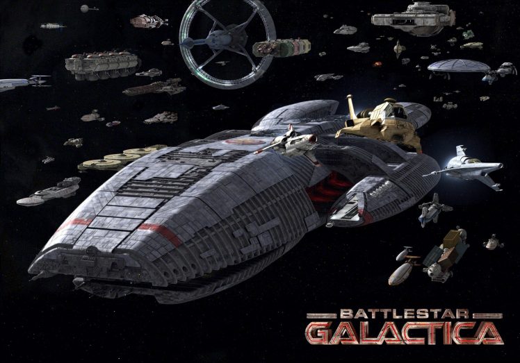 Battlestar Galactica, Spaceship HD Wallpaper Desktop Background