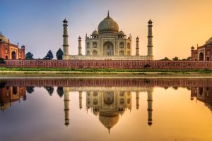 India, Reflection, Taj Mahal, Palace, Architecture, Water, Old building