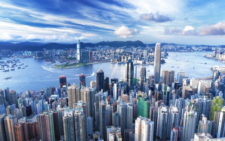 city, Urban, Cityscape, Hong Kong, Skyscraper HD Wallpaper Desktop Background