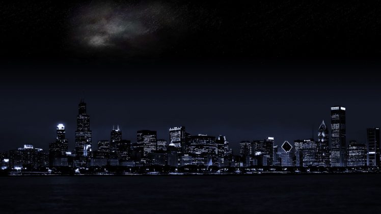 city, Urban, Cityscape, Skyline, Night HD Wallpaper Desktop Background