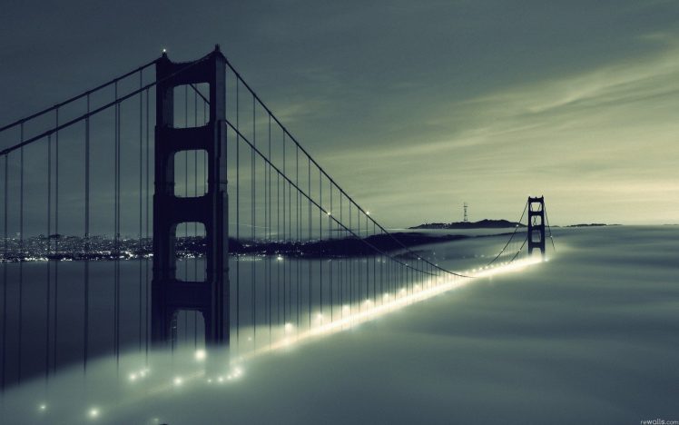 city, Urban, Bridge, Golden Gate Bridge, San Francisco, Mist HD Wallpaper Desktop Background