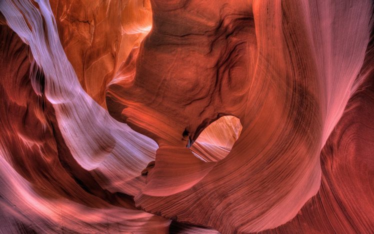 Antelope Canyon, Rock formation, Canyon, Desert, Arizona HD Wallpaper Desktop Background