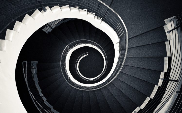circle, Steel, Photography, Stairs HD Wallpaper Desktop Background