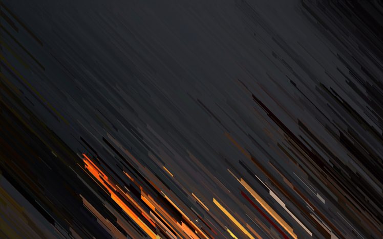 vectors, Orange HD Wallpaper Desktop Background