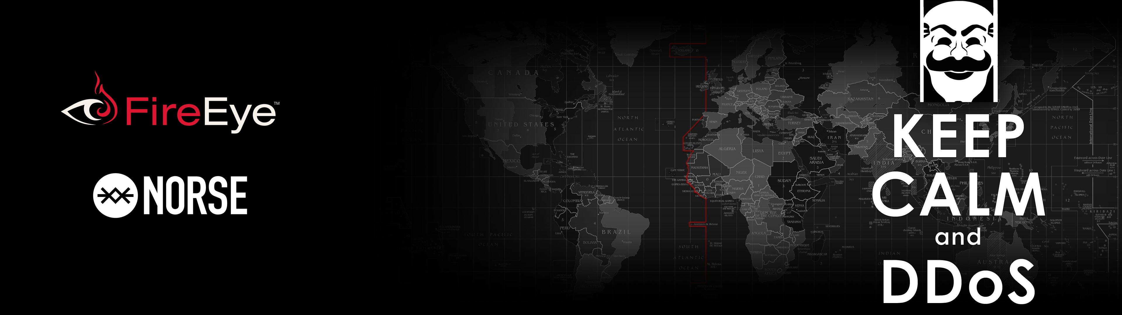 DDoS, Map, Hacking Wallpaper