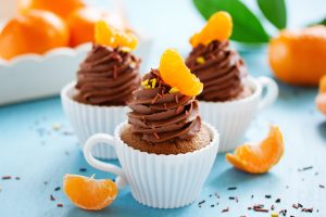 food, Cupcakes, Orange (fruit), Desserts, Sprinkles