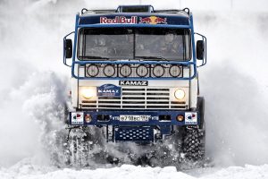 trucks, Snow, Kamaz