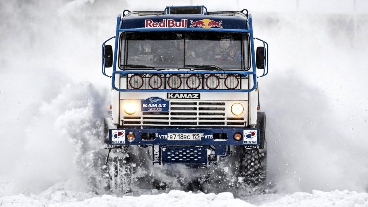 trucks, Snow, Kamaz HD Wallpaper Desktop Background
