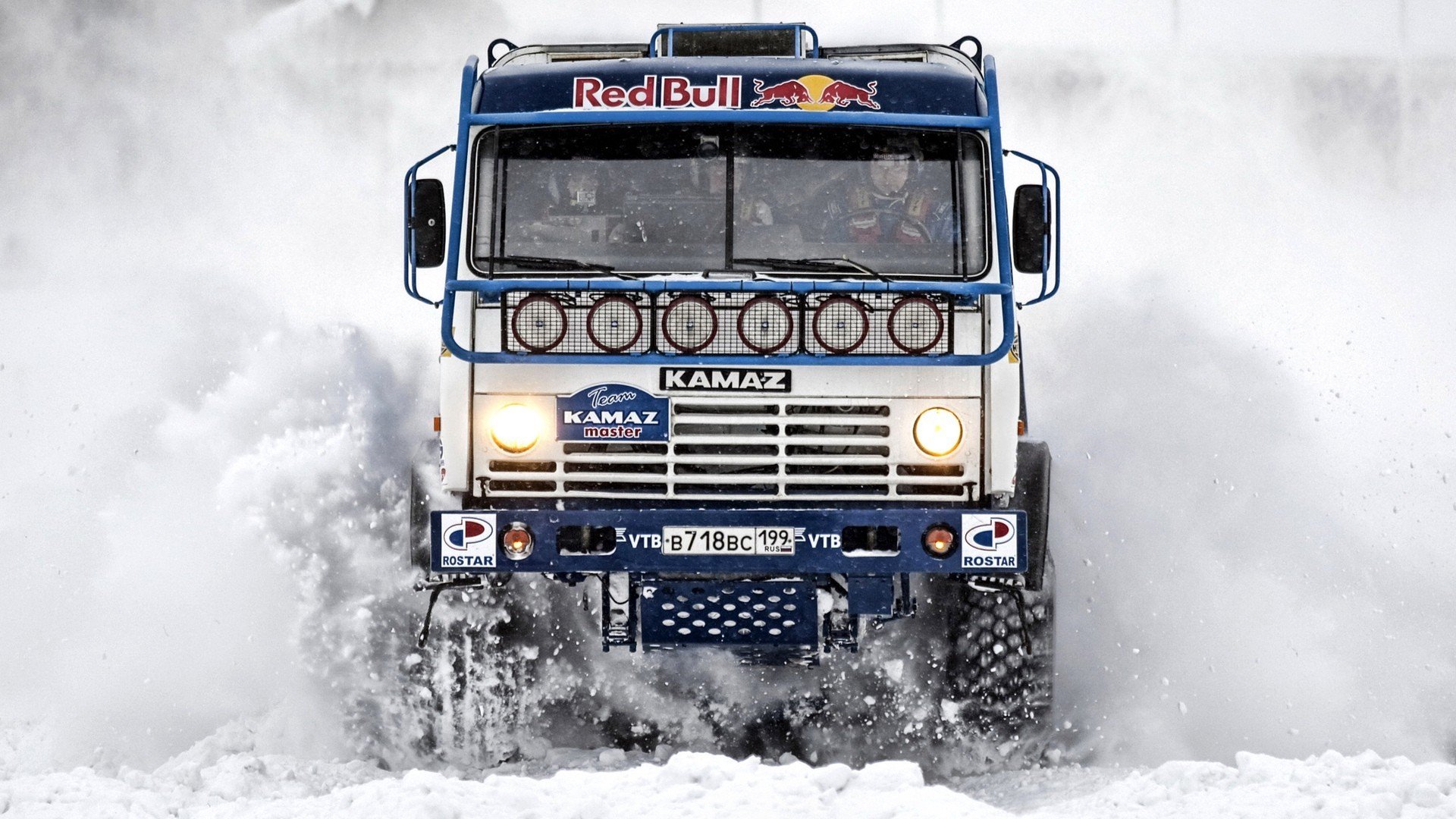 trucks, Snow, Kamaz Wallpaper