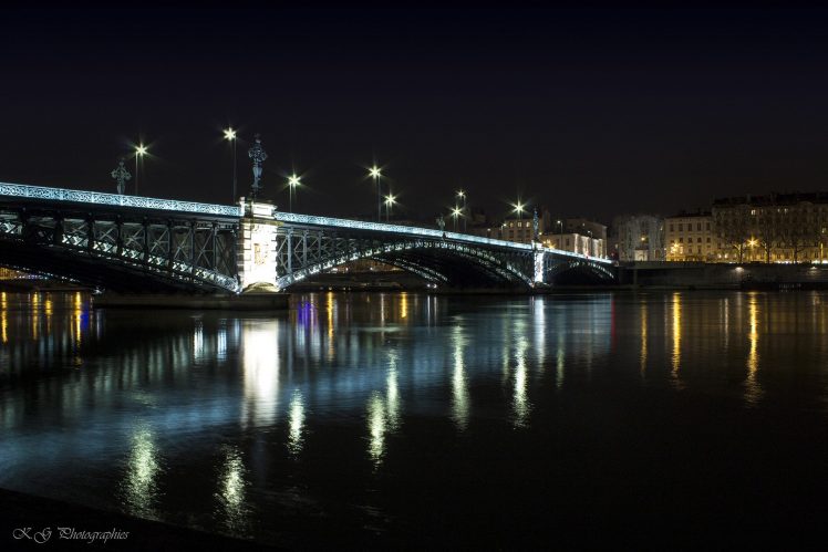 Lyon, City, Bridge, Architecture HD Wallpaper Desktop Background