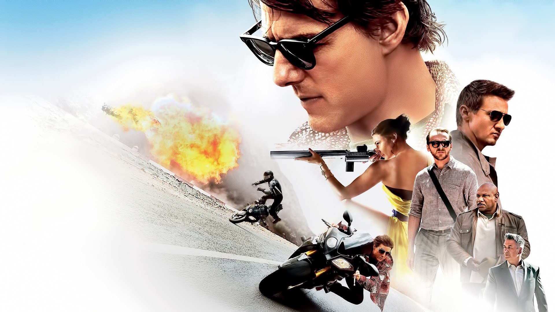 Mission Impossible Rogue Nation, Tom Cruise, Jeremy Renner Wallpaper