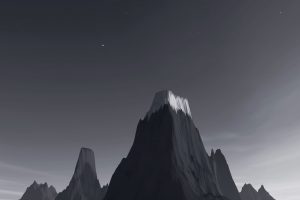 low poly, Isometric, Mountain
