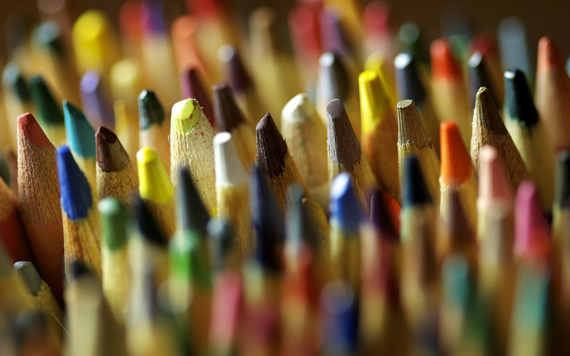 colorful, Pencils Wallpaper