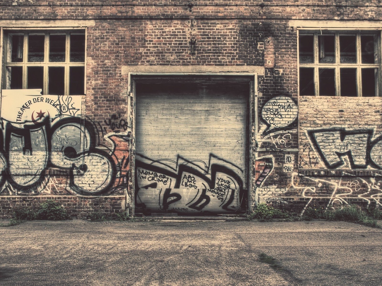 city, Graffiti Wallpaper