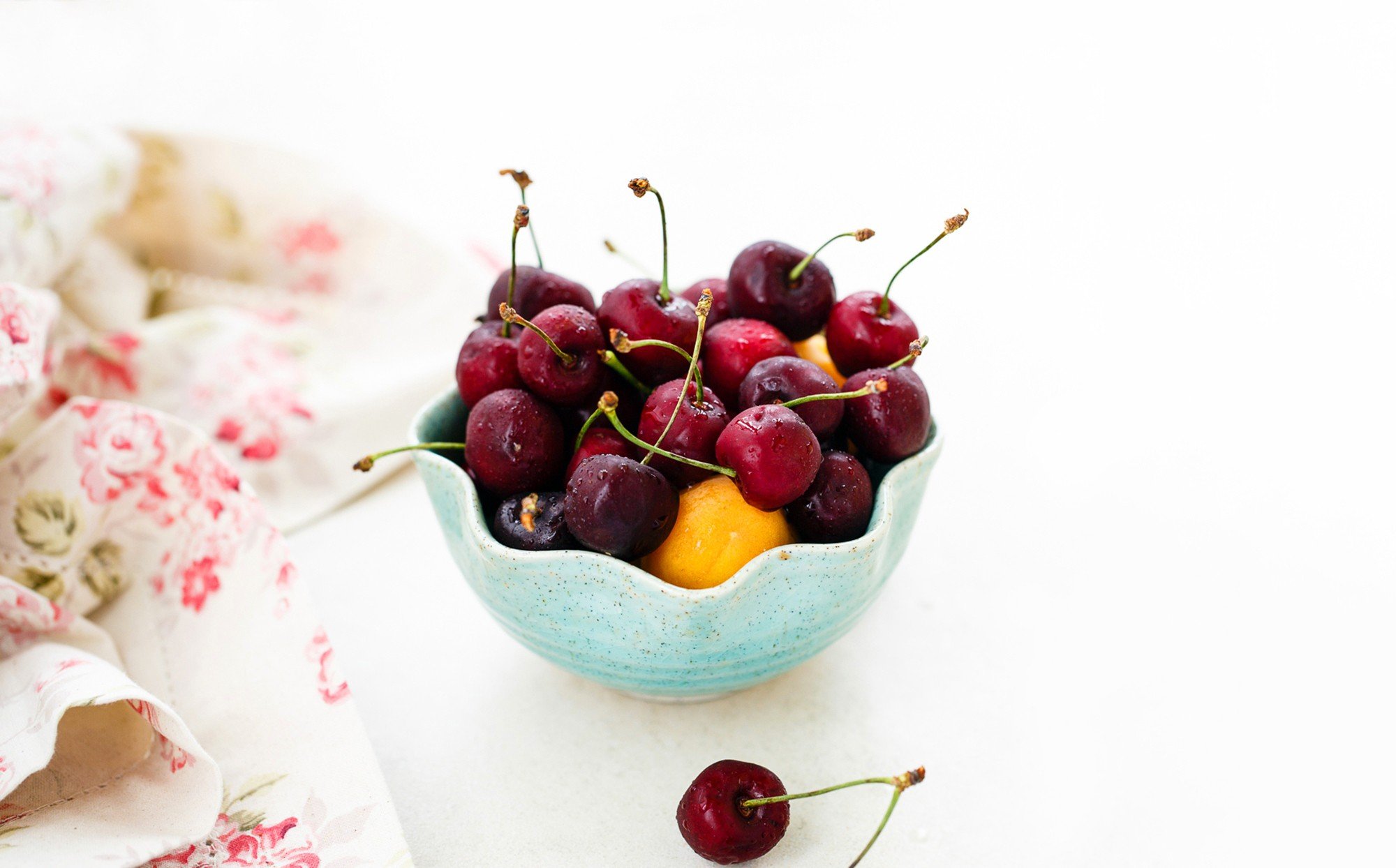 fruit, Cherries Wallpaper