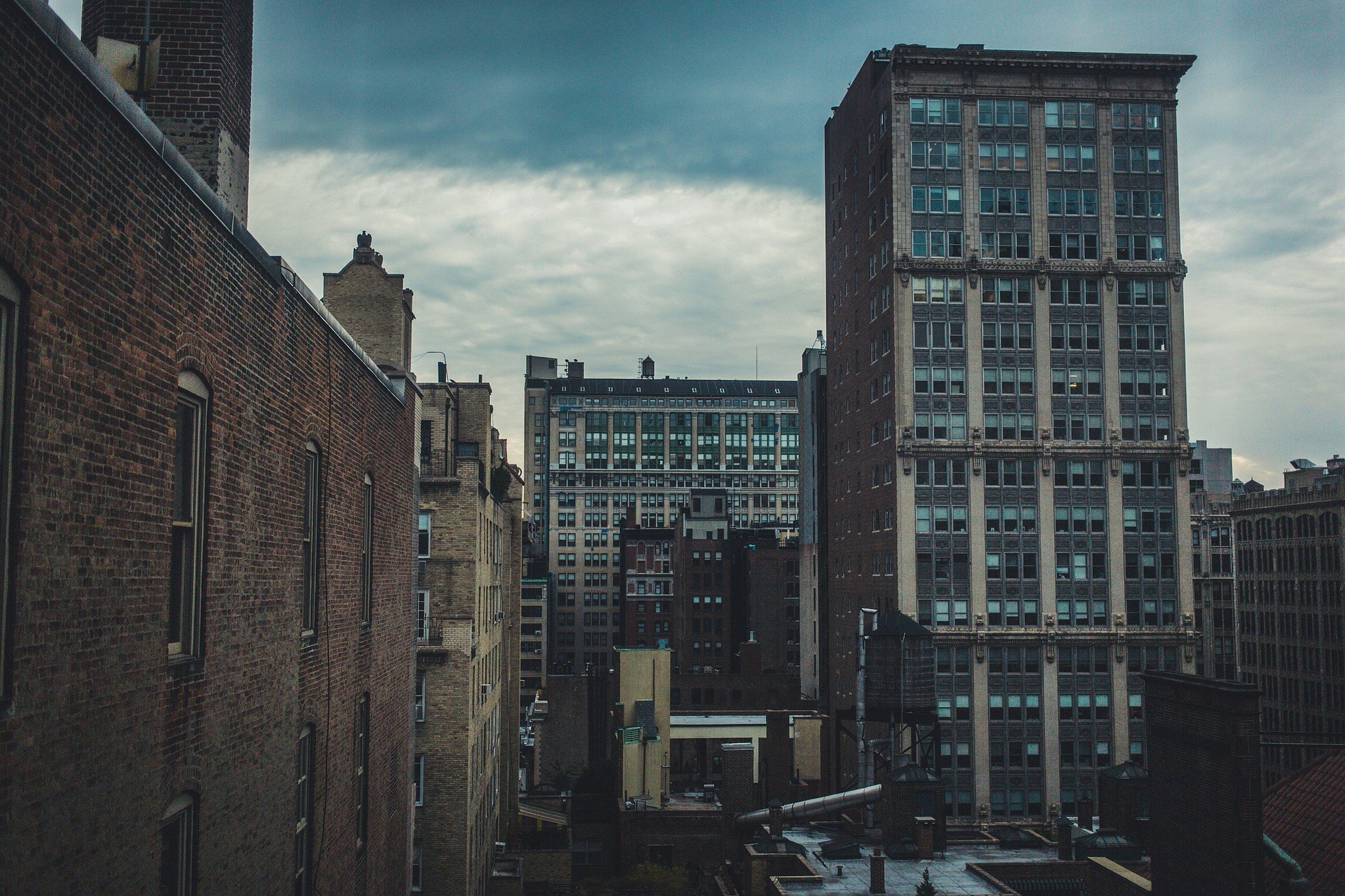 building, Cityscape, City, Urban, Muted, Overcast Wallpaper