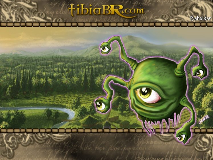 Tibia, PC gaming, RPG, Creature, Drawing HD Wallpaper Desktop Background