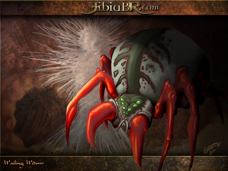 Tibia, PC gaming, RPG, Spider HD Wallpaper Desktop Background