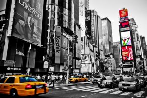 New York City, Selective coloring, Street