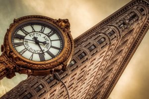 New York City, Clocks, Flatiron Building