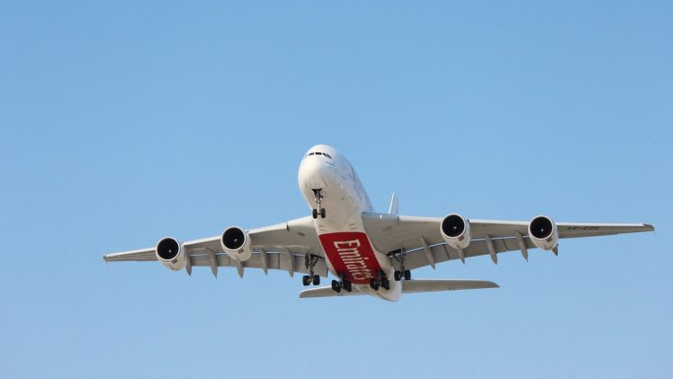 aircraft, Passenger aircraft, Airplane, A380 HD Wallpaper Desktop Background