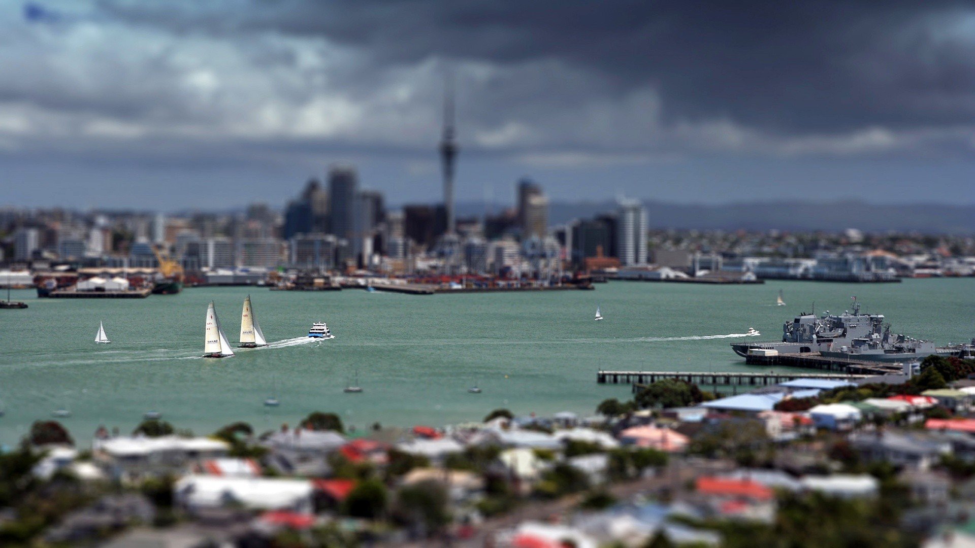 tilt shift Wallpaper