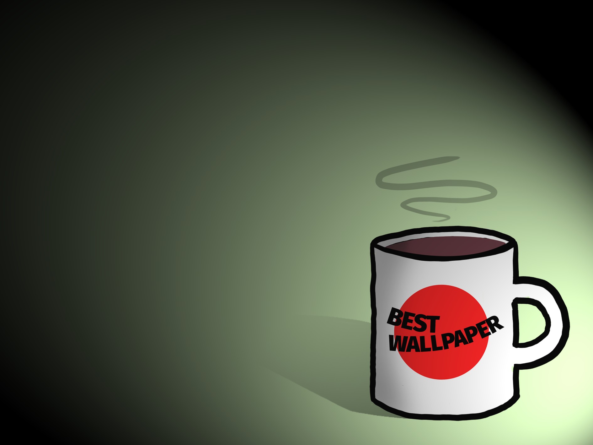 mugs, Coffee, Smoke, Lights Wallpaper