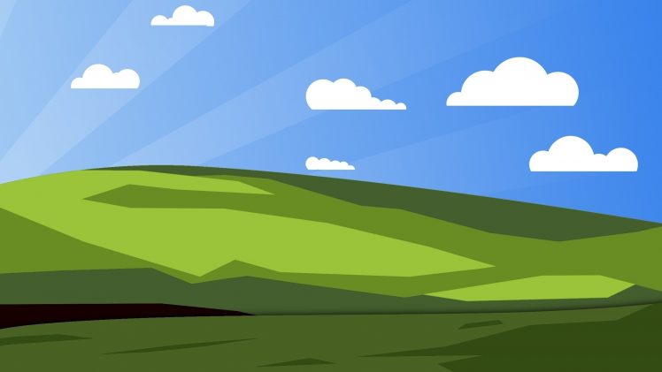 bliss, Minimalism HD Wallpaper Desktop Background