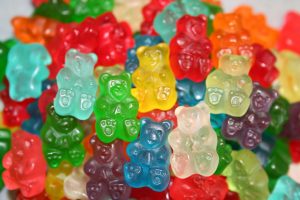 colorful, Sweets, Gummy bears, Depth of field, Food, Jelly