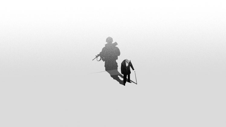 minimalism, Soldier, Old people HD Wallpaper Desktop Background