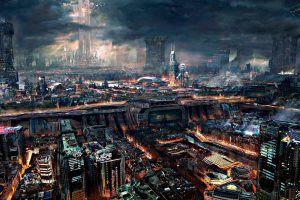 cyberpunk, Science fiction, City