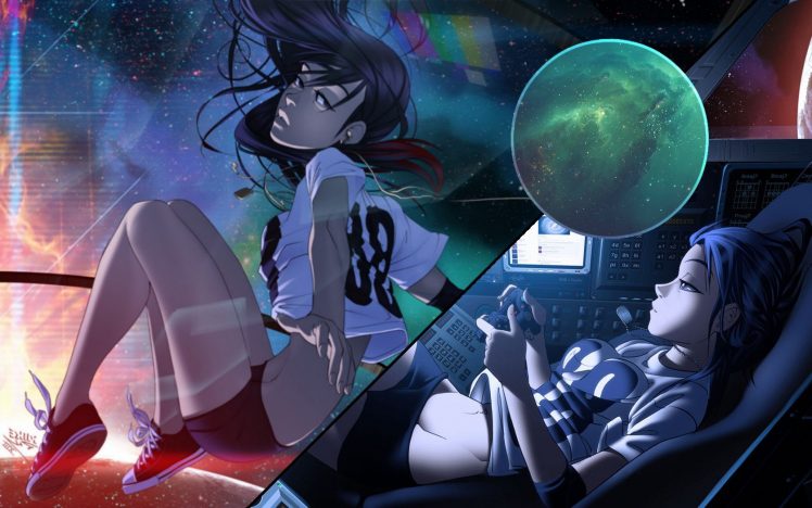 cyberpunk, Futuristic, 88 Girl, Vashperado HD Wallpaper Desktop Background