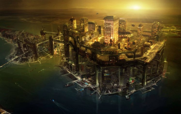 cyberpunk, Futuristic, Deus Ex: Human Revolution HD Wallpaper Desktop Background
