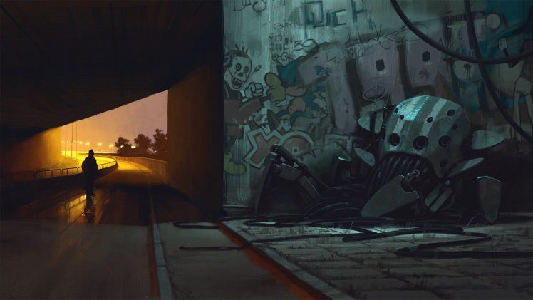 cyberpunk, Futuristic HD Wallpaper Desktop Background