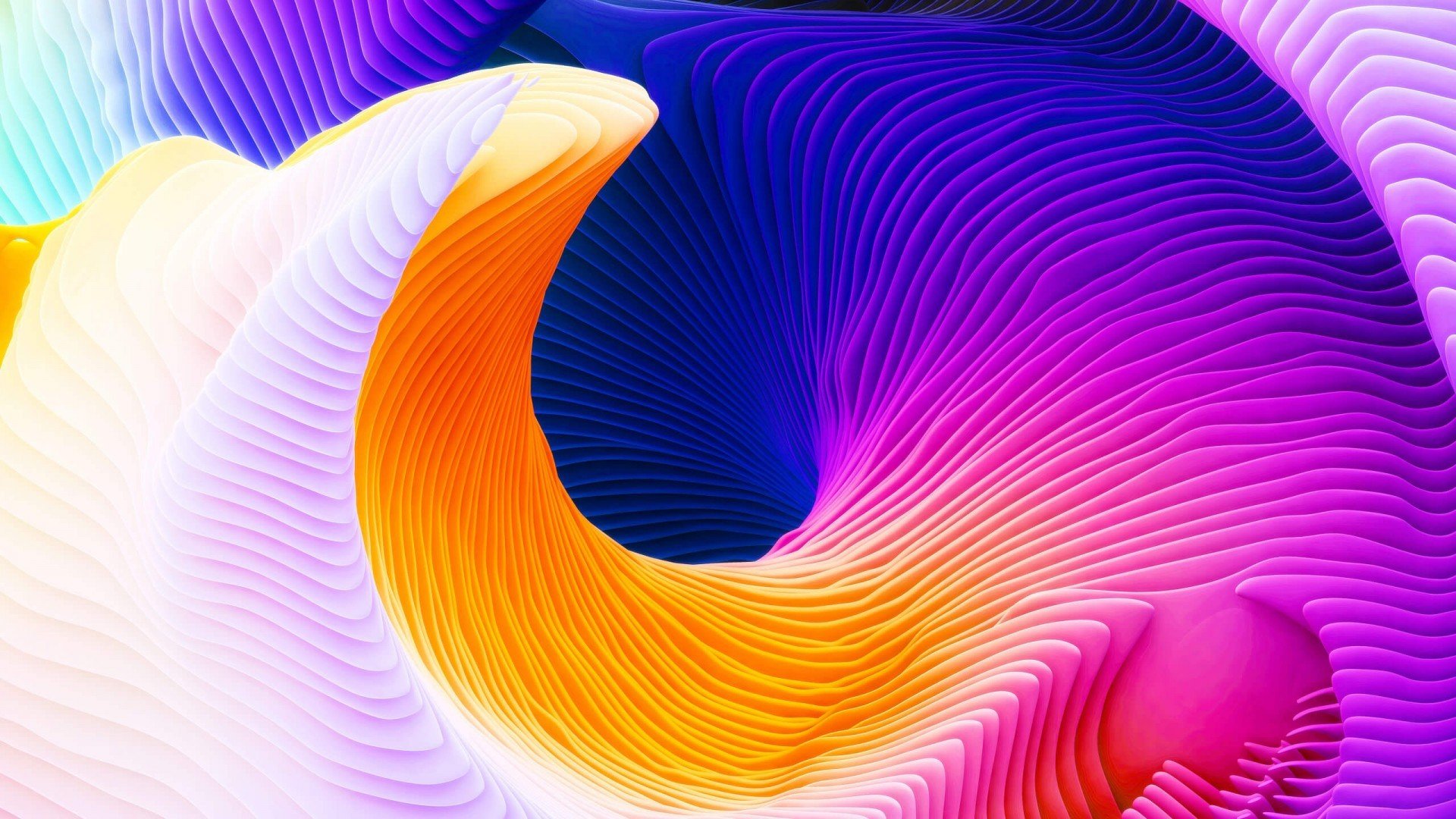 colorful, Spiral Wallpaper