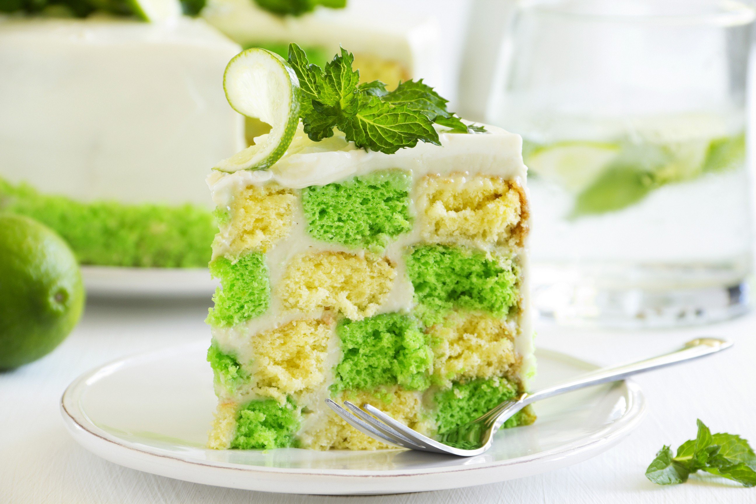 food, Lime, Cakes, Mint Wallpaper
