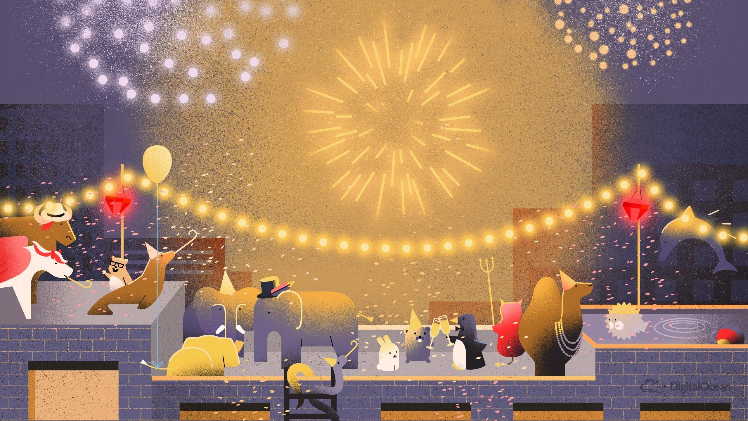 digitalocean, New Year Wallpaper