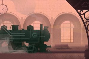 digitalocean, Train, Train station, Steam locomotive