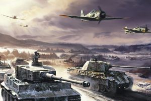 World War II, Germany, Tiger I, Pzkpfw V Panther, Focke Wulf, Aircraft