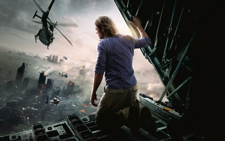 World War Z, Chaos, Brad Pitt HD Wallpaper Desktop Background