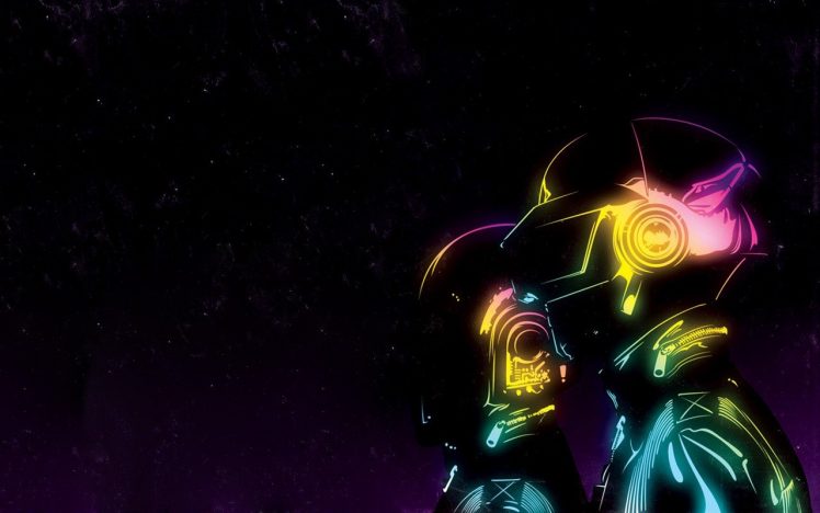 Daft Punk, Colorful HD Wallpaper Desktop Background