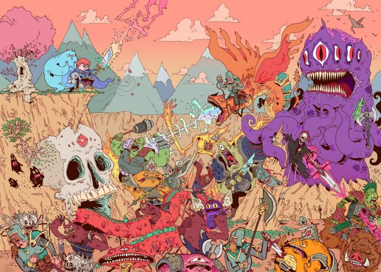LSD, Shrooms HD Wallpaper Desktop Background