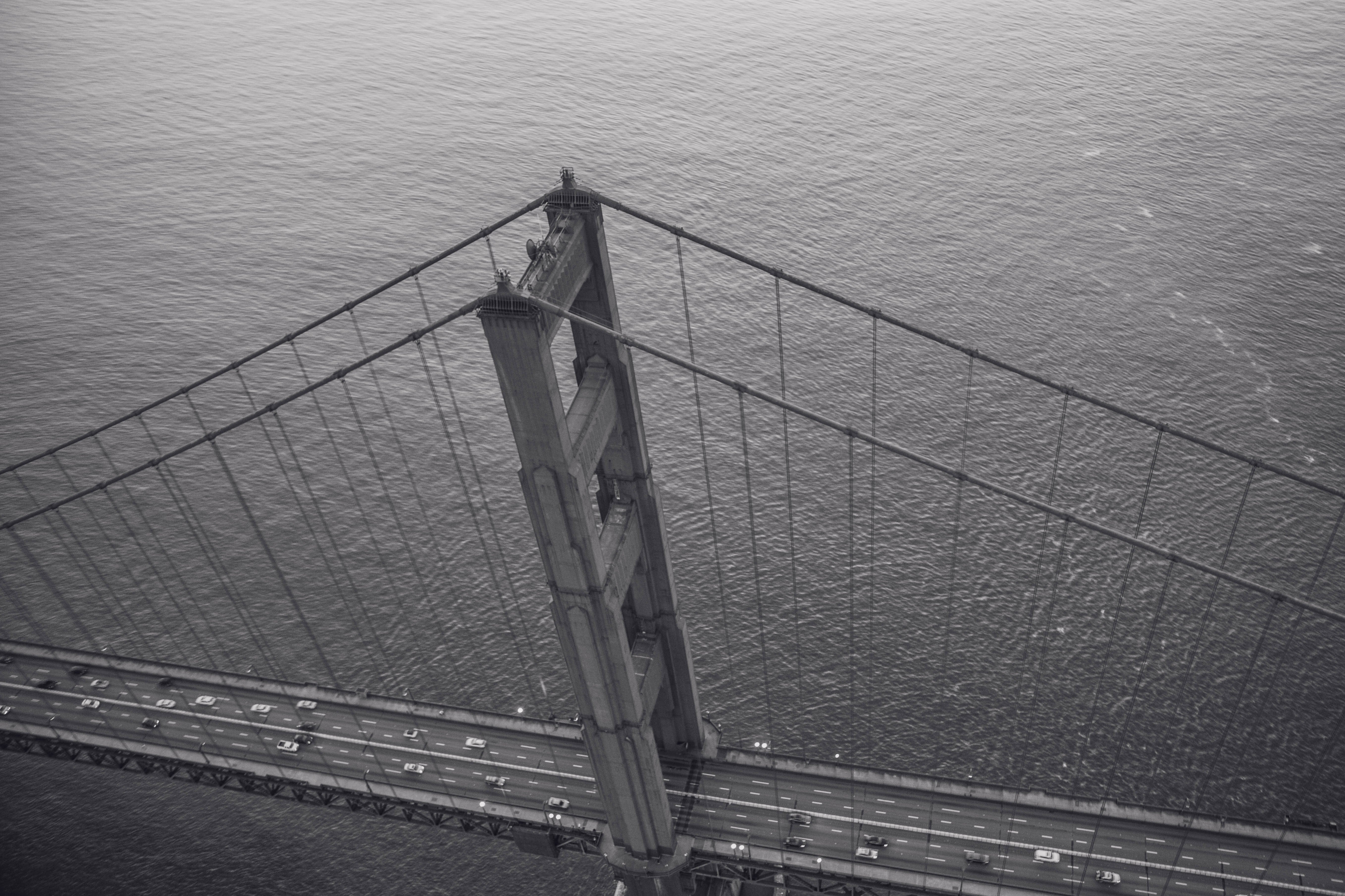 bridge, Monochrome, Golden Gate Bridge Wallpaper