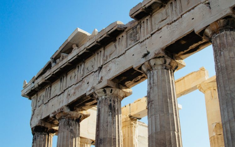 pantheons, Greece, Athens, Acropolis, Architecture, Ancient, Colonnade, Columns HD Wallpaper Desktop Background