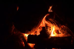 campfire, Fire, Orange, Wood
